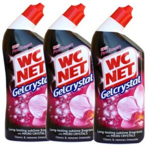WC NET CRYSTL PINK FLOWERS 3x750 ml