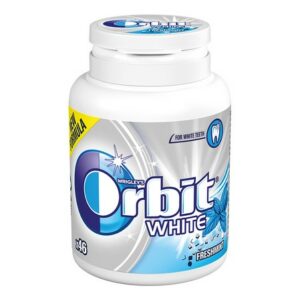 ORBIT BOTTLE WHITE FRESH MINT 64 grms