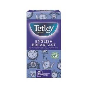 TETLEY ENGLISH BREAKFAST TEA ENVELOPE 25 each