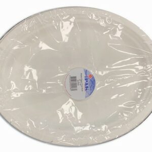 IPAK PLATES PAPER PULP OVAL13" 10 PCS.