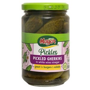 MAYOR PICKLED GHERKINS 300 GRMS