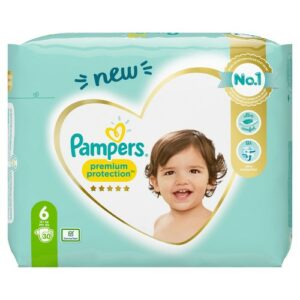 PAMPERS VP NEW BABY 6 EXTRA LARGE 30 PCS.