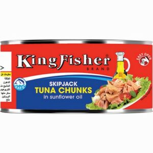 KINGFISHER SKIPJACK TUNA CHUNKS IN SF OIL 160 GRMS