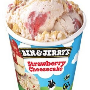 BEN & JERRYS STRAWBERRY CHEESECAKE TUB 465 ML