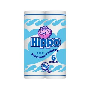 HIPPO TOILET PAPER 6 pcs.