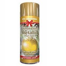 I XMAS METALLIC SPRAY PAINT GOLD 200 ML