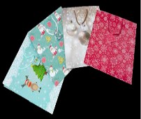 I XMAS GIFT BAGS LARGE 4 PCS.