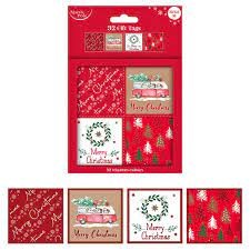 I XMAS GIFT TAGS CONTEMPORARY 32 PCS.