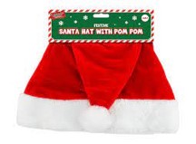 I XMAS SANTA HAT