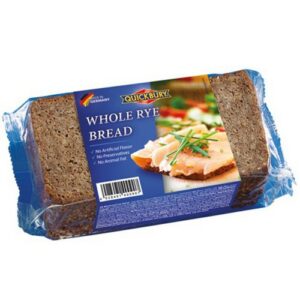 QUICKBURY WHOLE RYE BREAD 500 grms