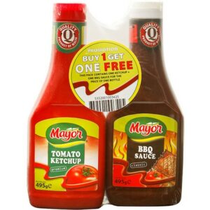 MAYOR TOMATO KETCHUP & BBQ SAUCE 2X500 ML