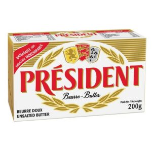 PRESIDENT Unsalted Butter 200 grms