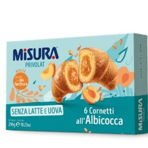 MISURA MISURA CORNETTO PRIVOLAT ALBICOCCA - APRICOT - WITH EXTRA FILLING - 8X298G 298 GRMS