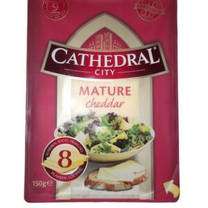 CATHEDRAL CITY MATURE CHEDDAR SLICES 150 grms