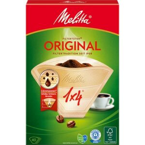 MELITTA FILTERBAGS 1X4 BROWN 40 each