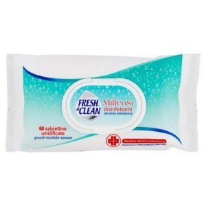 FRESH & CLEAN WIPE DISINFECTANT VASCHETTA 60 pcs.