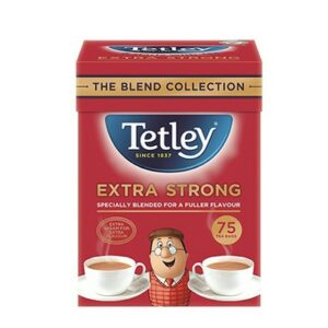 TETLEY EXTRA STRONG ROUND TEA BAG X75 237 GRMS