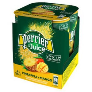 PERRIER JUICE PIN MANGO 4PACK 250 ML