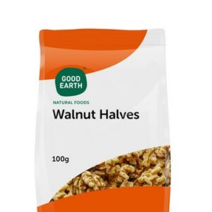 GOOD EARTH WALNUT HALVES 100 GRMS