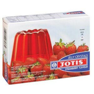 JOTIS SUGAR FREE JELLY STRAWBERRY 4x14 grms