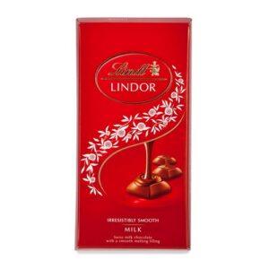 LINDT LINDOR TABLET MILK   100 GRMS