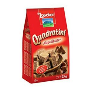 LOACKER QUADRATINI NAPOLITANER 125 grms