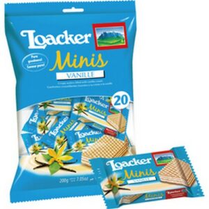LOACKER MINIS VANILLE 200 grms