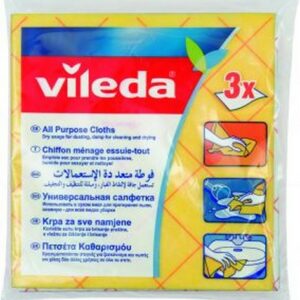 VILEDA ALL PURPOSE CLOTHS 38X40CM 3 PCS.