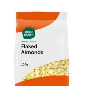GOOD EARTH ALMONDS FLAKED 100 GRMS