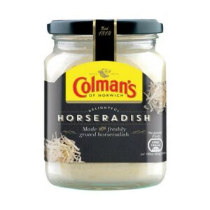 COLMANS HORSERADISH SAUCE 136 GRMS