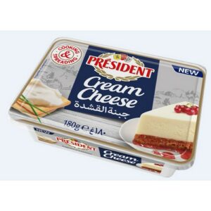 PRESIDENT CREAM CHEESE 180 grms