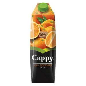 CAPPY ORANGE 100% JUICE PET  1 LTR