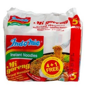 INDOMIE FRIED NOODLES 4+1FREE 80 GRMS