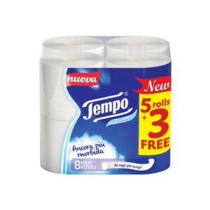 TEMPO TOILET PAPER MAXI 8 PCS.