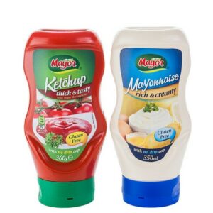 MAYOR TOMATO KETCHUP & MAYO FREE 2x360 grms
