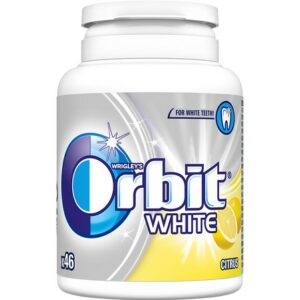 ORBIT BOTTLE WHITE CITRUS 64 grms