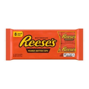 REESES PEANUT BUTTER CUPS 8PCK 124 grms