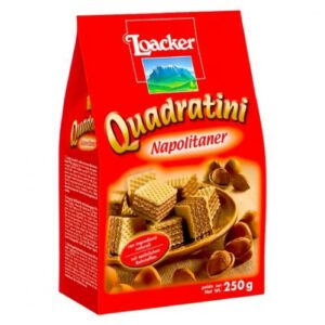 LOACKER QUADRATINI NAPOLITANER 250 grms