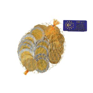 HAMLET GOLDEN EURO COINS MILK CHOC 100 GRMS