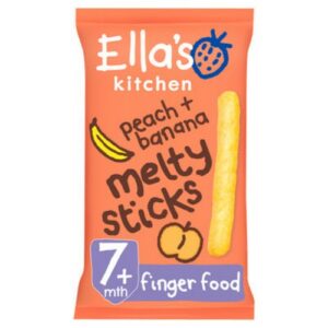 ELLAS KITCHEN PEACH AND BANANA MELTY STICKS 16 GRMS