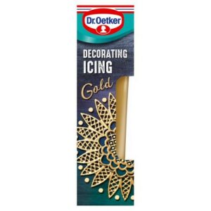 DR OETKER DECORATING ICING - GOLD 50 grms