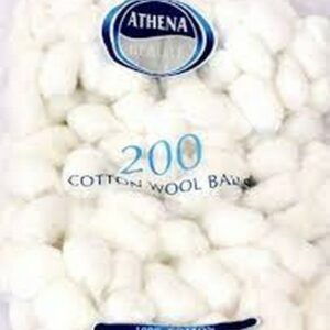 I ATHENA COTTON BALLS WHITE 200 PCS.