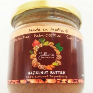 JULIAN'S HEAVENLIES HAZELNUT BUTTER 400 GRMS