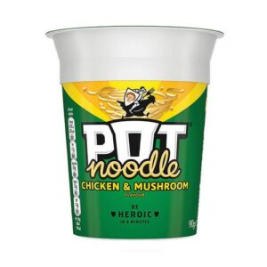 POT NOODLES CHICKEN AND MUSHROOM 90 grms