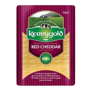 KERRYGOLD RED CHEDDAR SLICES 150 GRMS
