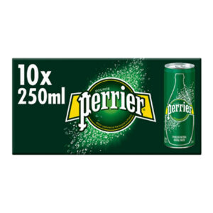 PERRIER Original Can Pack 10x250 ml