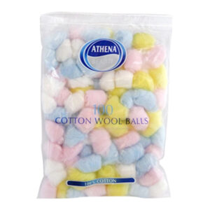 I ATHENA COTTON BALLS COL 100 PCS.
