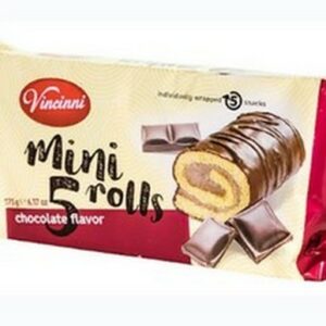 VINCINNI MINI ROLLS CHOCOLATE 175 GRMS