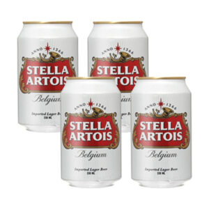 STELLA ARTOIS LAGER CAN 6X330 ML
