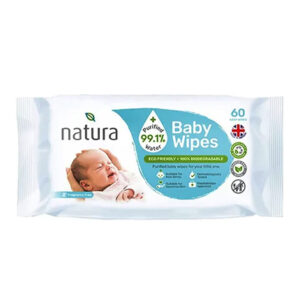 NATURA PURIFIED WATER BABYWIPES 60 pcs.